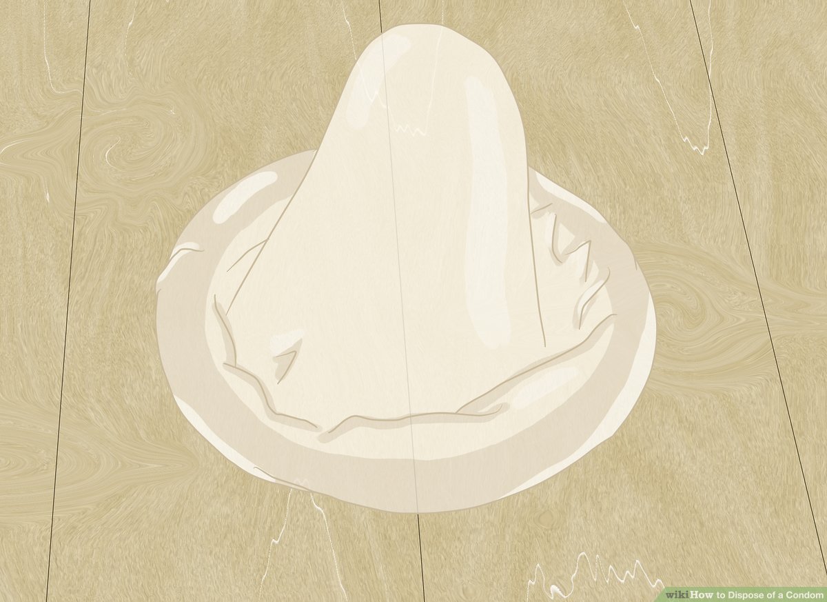 How to properly dispose of condom wrappers?