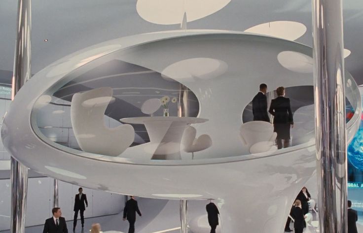 Men in black egg chair? (See it!)