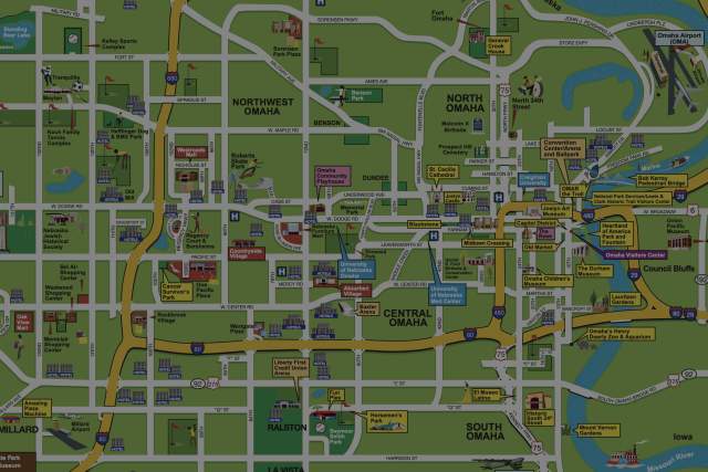 Omaha skyscrapers? View a map.