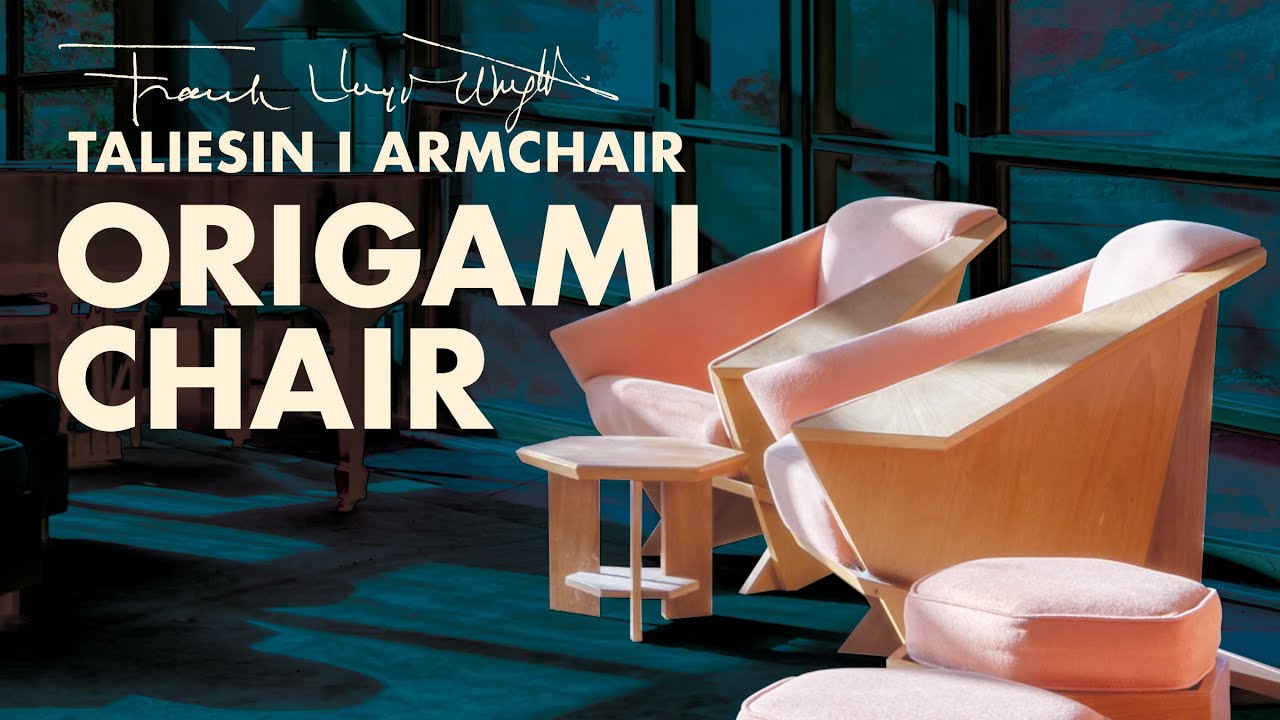 Want to know the Frank Lloyd Wright Origami Chair story learn design secrets