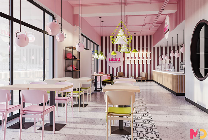 Modern Ice Cream Store Interior Design for Your Business