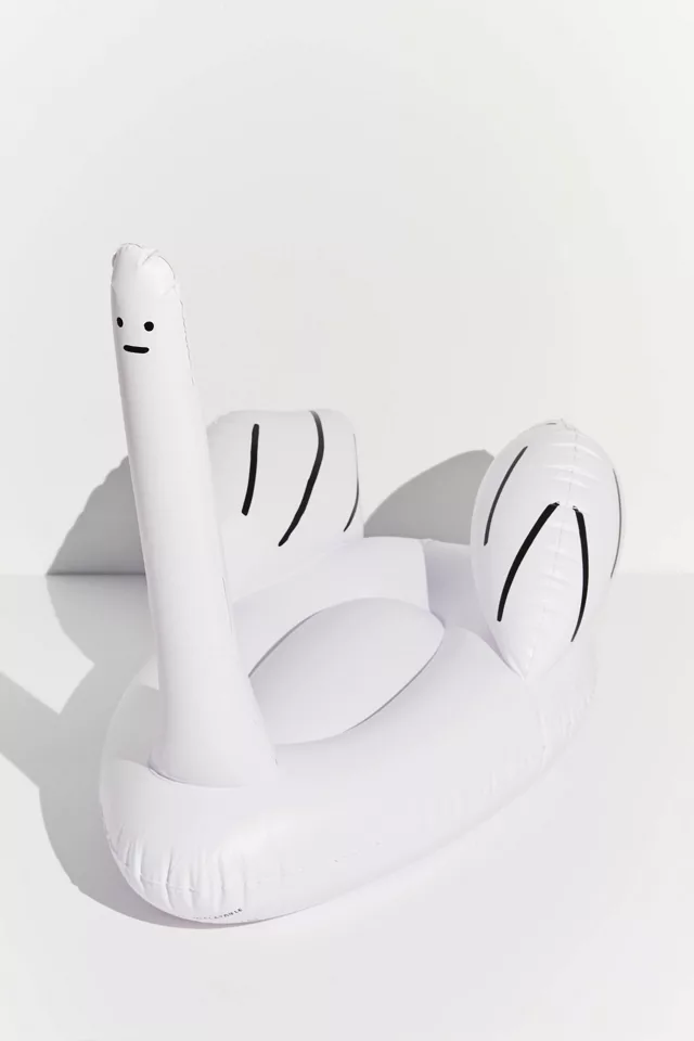 How to inflate a ridiculous inflatable swan thing fast?