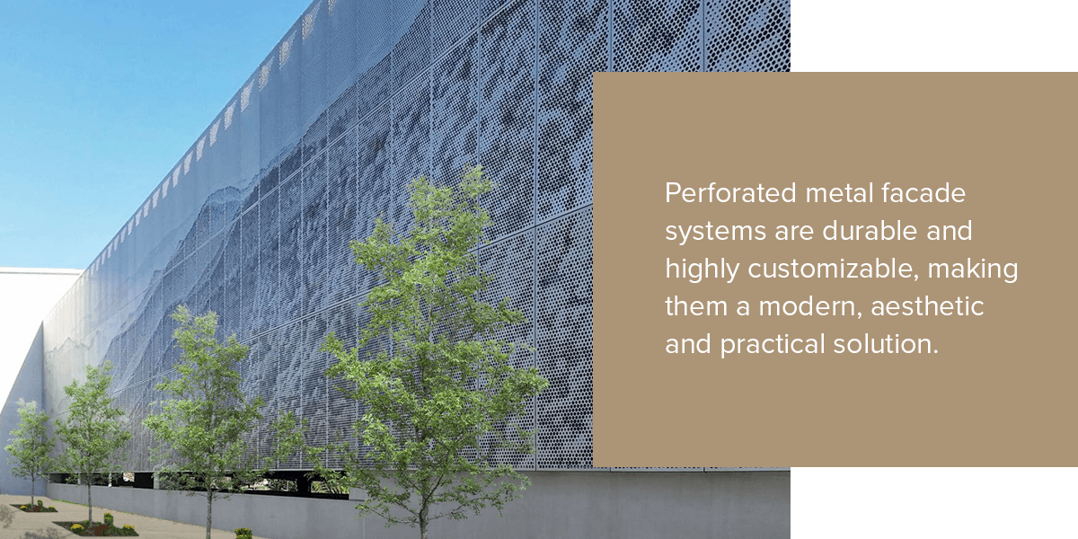 What is a perforated steel facade? (Learn why its so popular for modern buildings)