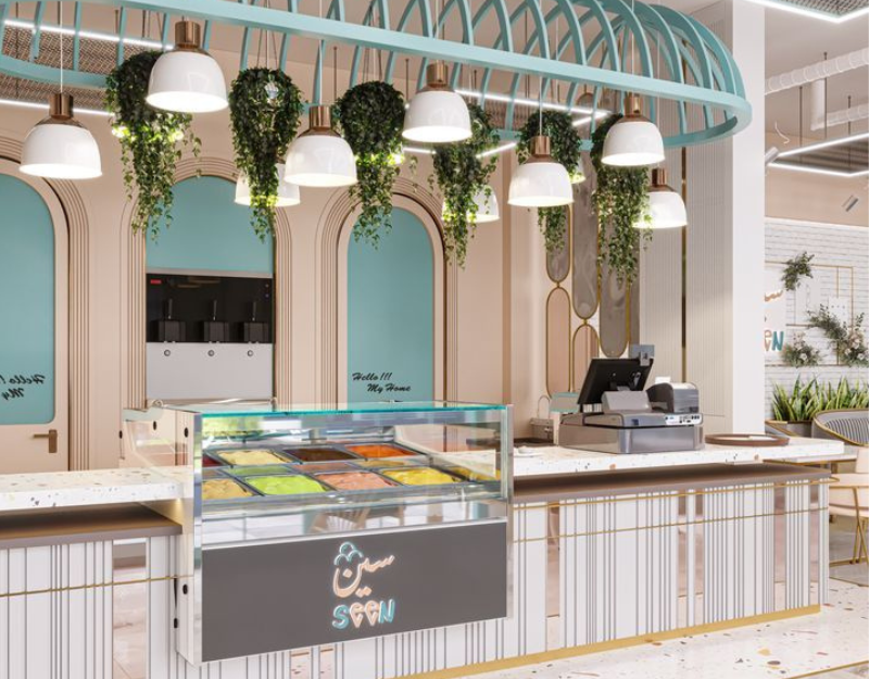 Modern Ice Cream Store Interior Design for Your Business