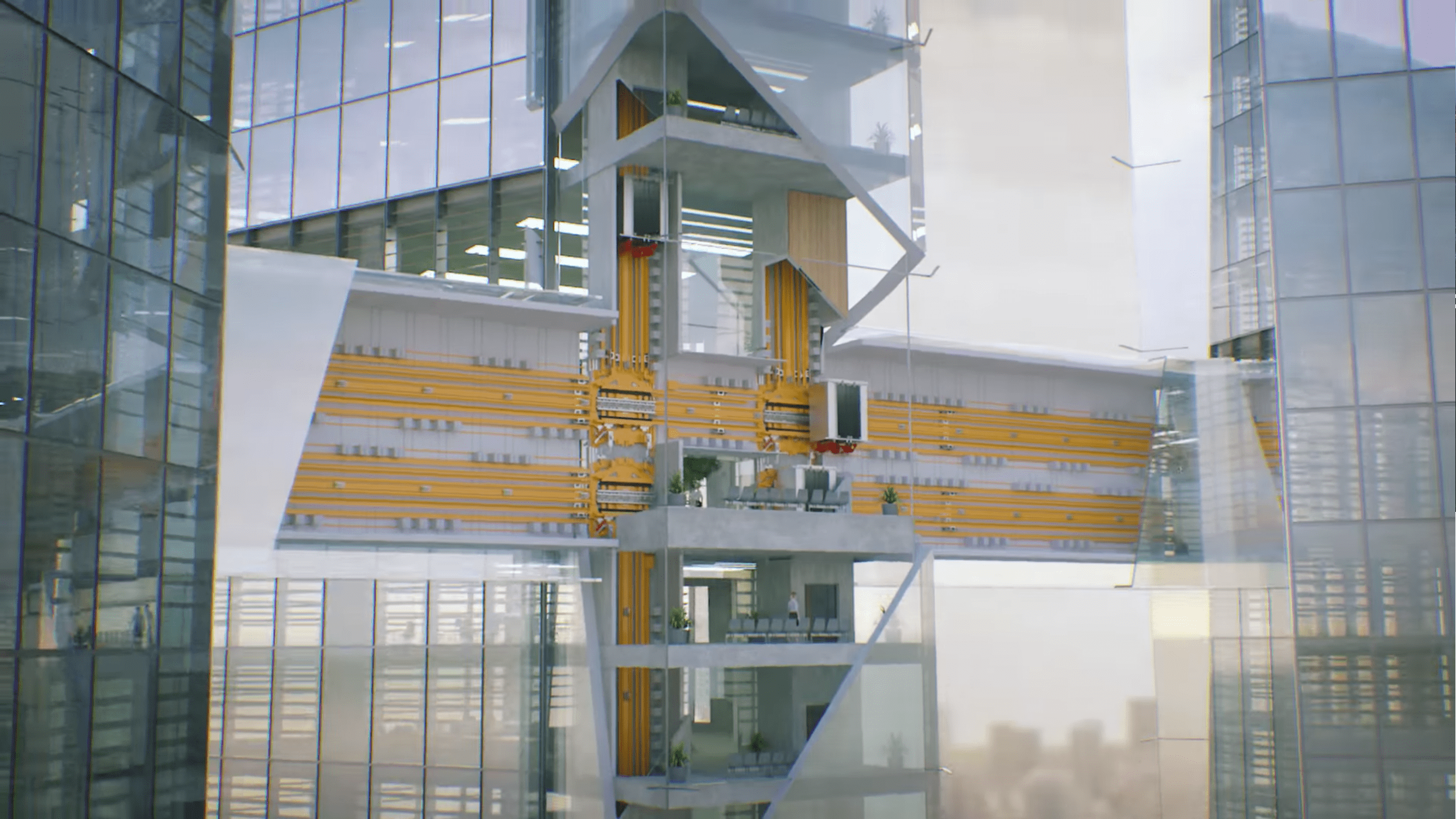 sideways elevator
