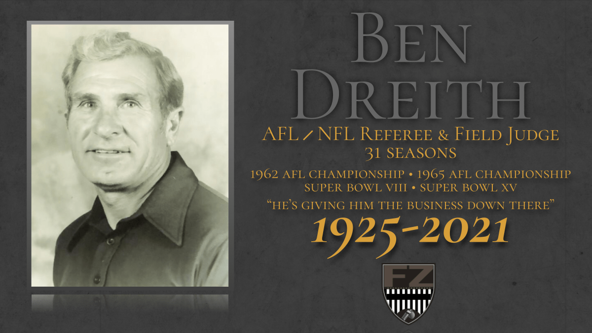 Ben Dreith story what happened to the famed NFL official