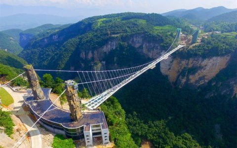 Where is bridge in china glass? Find famous locations for glass bridges!