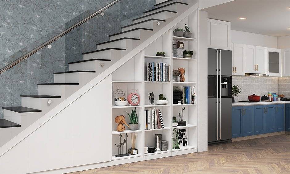 What Is Bookshelf Staircase? Cool Space Saving Home Design Idea