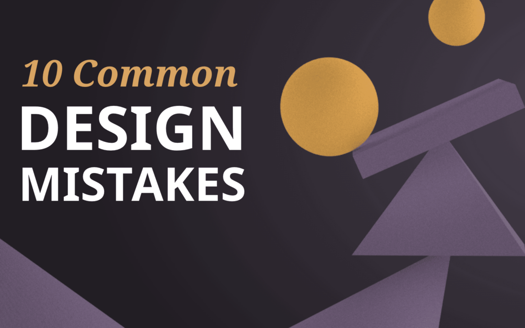 Handle design mistakes: Fix common errors now.